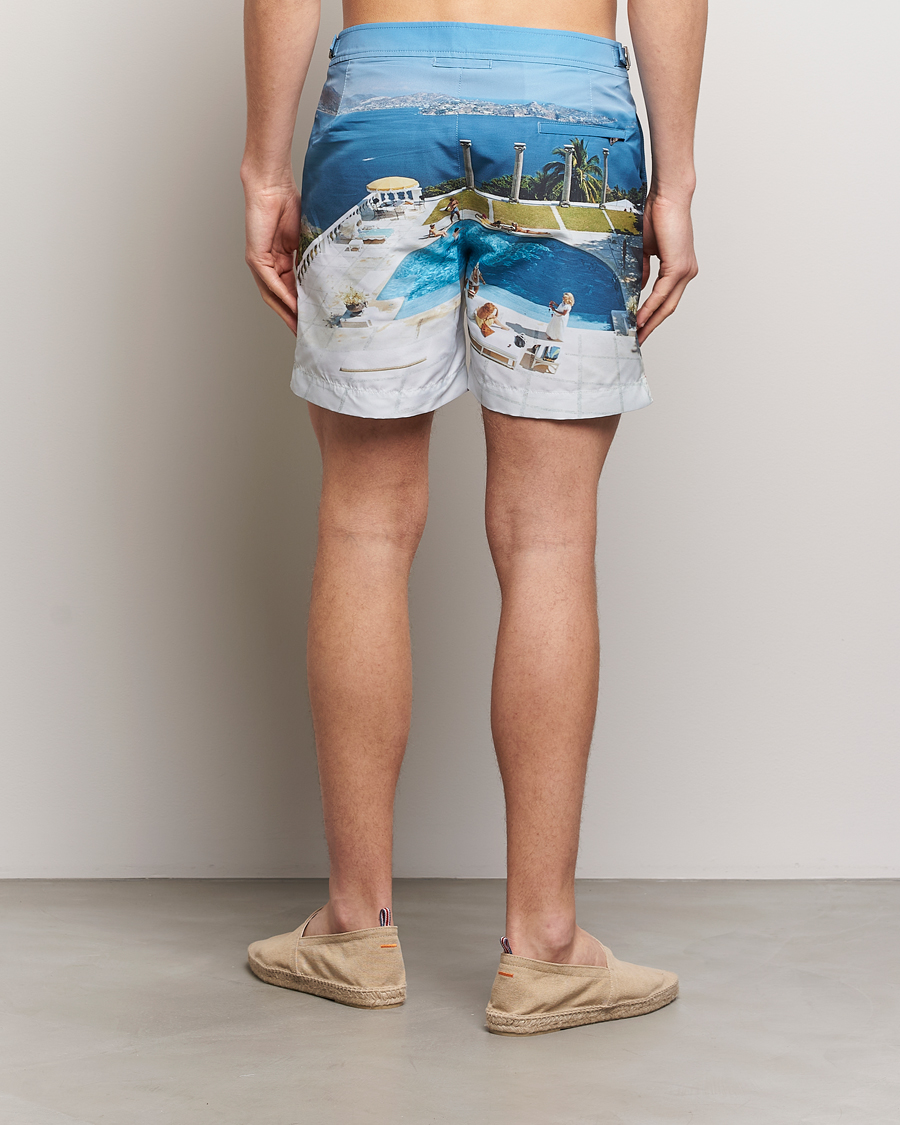 Herren | Badehosen | Orlebar Brown | Bulldog Slim Aarons Photo Swim Shorts Pacifico