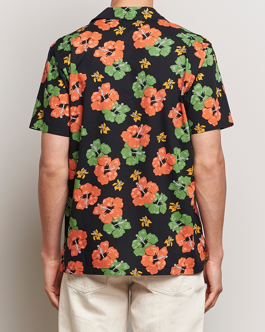 Herren | Hemden | Nudie Jeans | Arvid Flower Hawaii Shirt Black