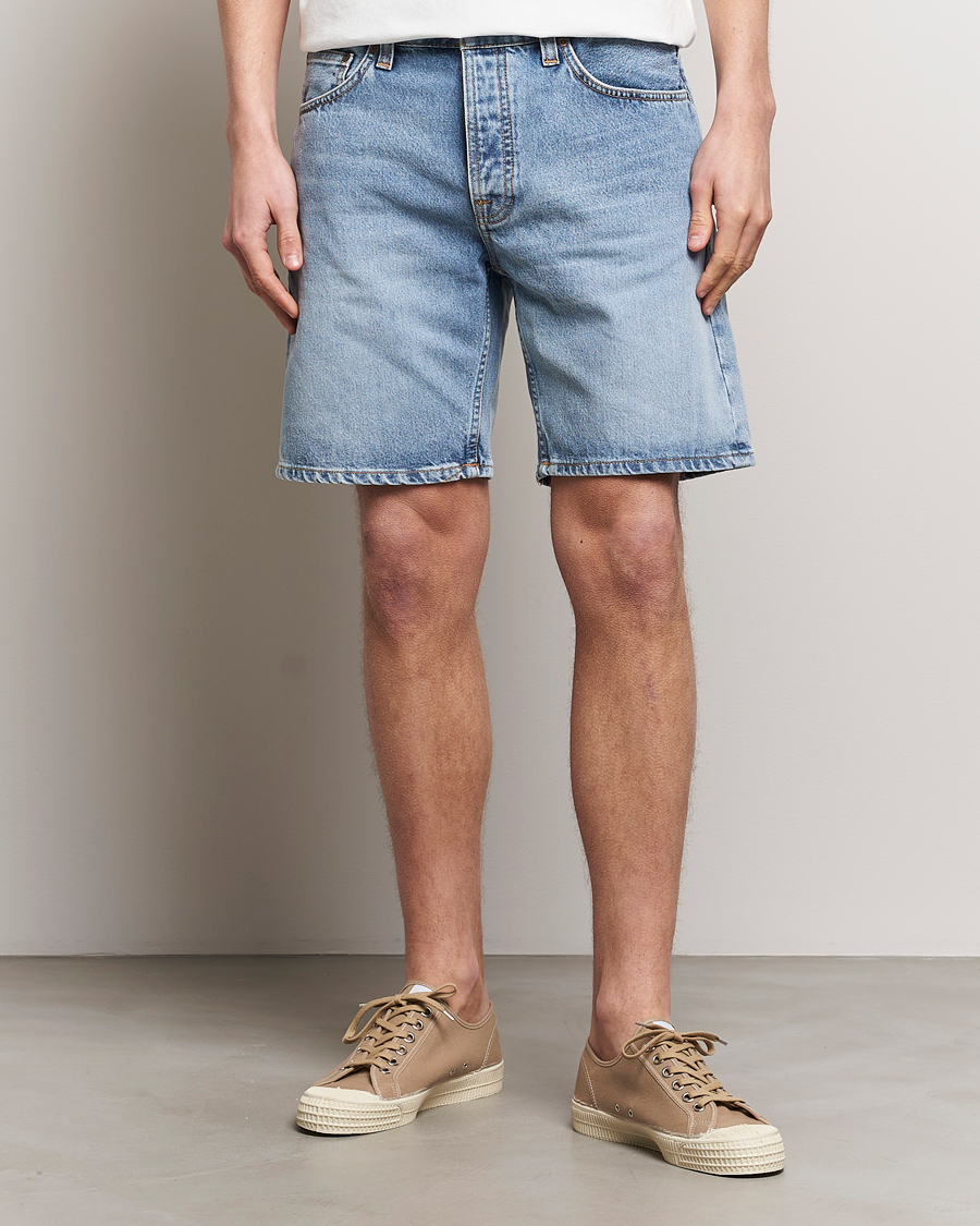 Herren | Shorts | Nudie Jeans | Seth Denim Shorts Sea Salt