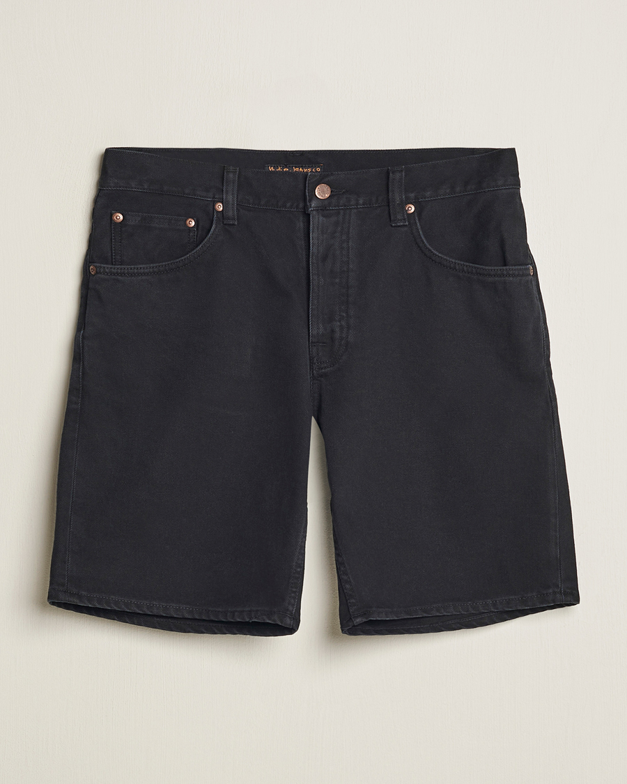 Herren | Shorts | Nudie Jeans | Seth Denim Shorts Aged Black