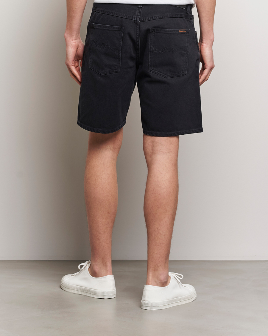 Herren | Shorts | Nudie Jeans | Seth Denim Shorts Aged Black