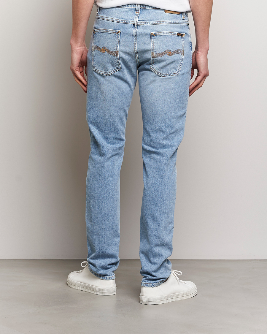 Herren | Jeans | Nudie Jeans | Lean Dean Jeans Warm Days Blue