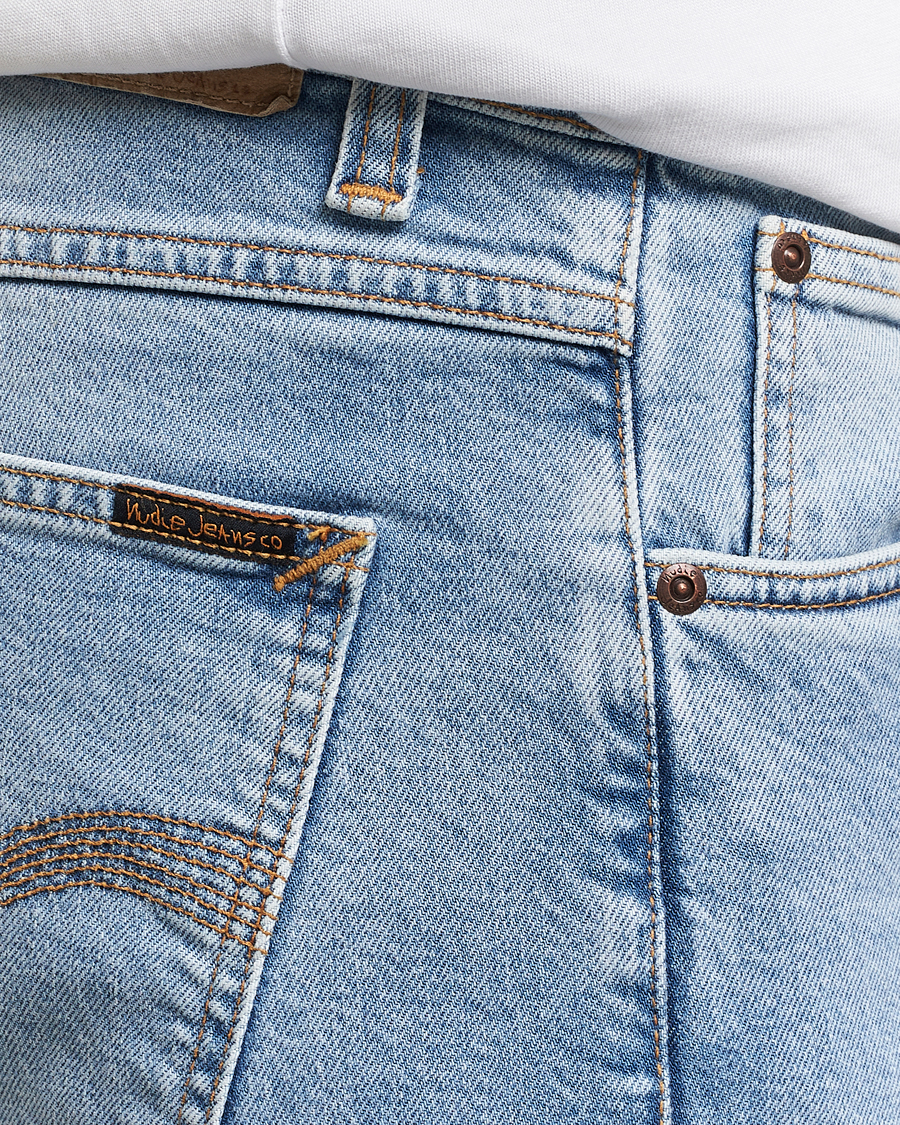 Herren | Jeans | Nudie Jeans | Lean Dean Jeans Warm Days Blue