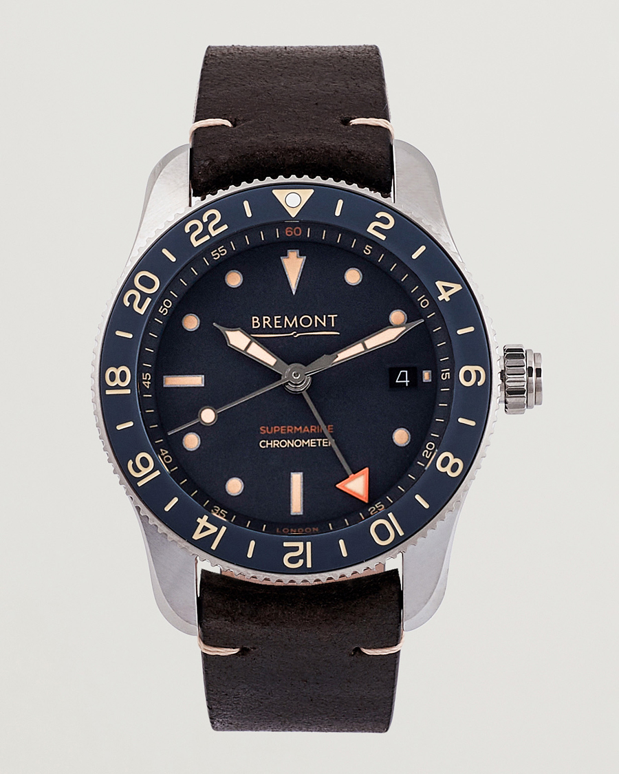 Herren | Bremont Limited Edition Supermarine Ocean GMT 40mm Brown Calf | Bremont | Limited Edition Supermarine Ocean GMT 40mm Brown Calf