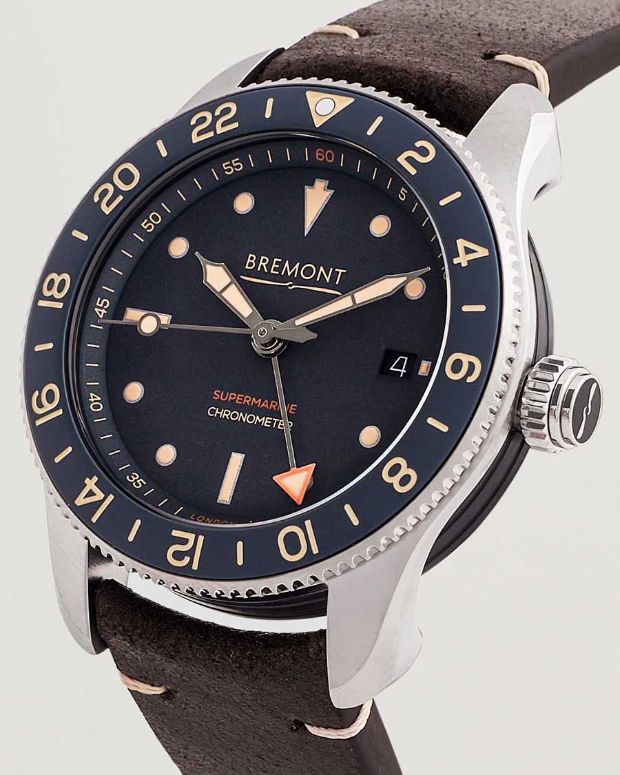 Herren | Bremont Limited Edition Supermarine Ocean GMT 40mm Brown Calf | Bremont | Limited Edition Supermarine Ocean GMT 40mm Brown Calf