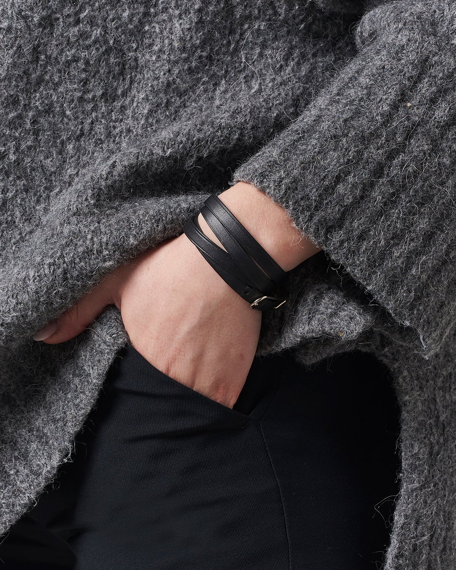 Herren | Neue Produktbilder | Hermès Pre-Owned | API1 Leather Bracelet Black