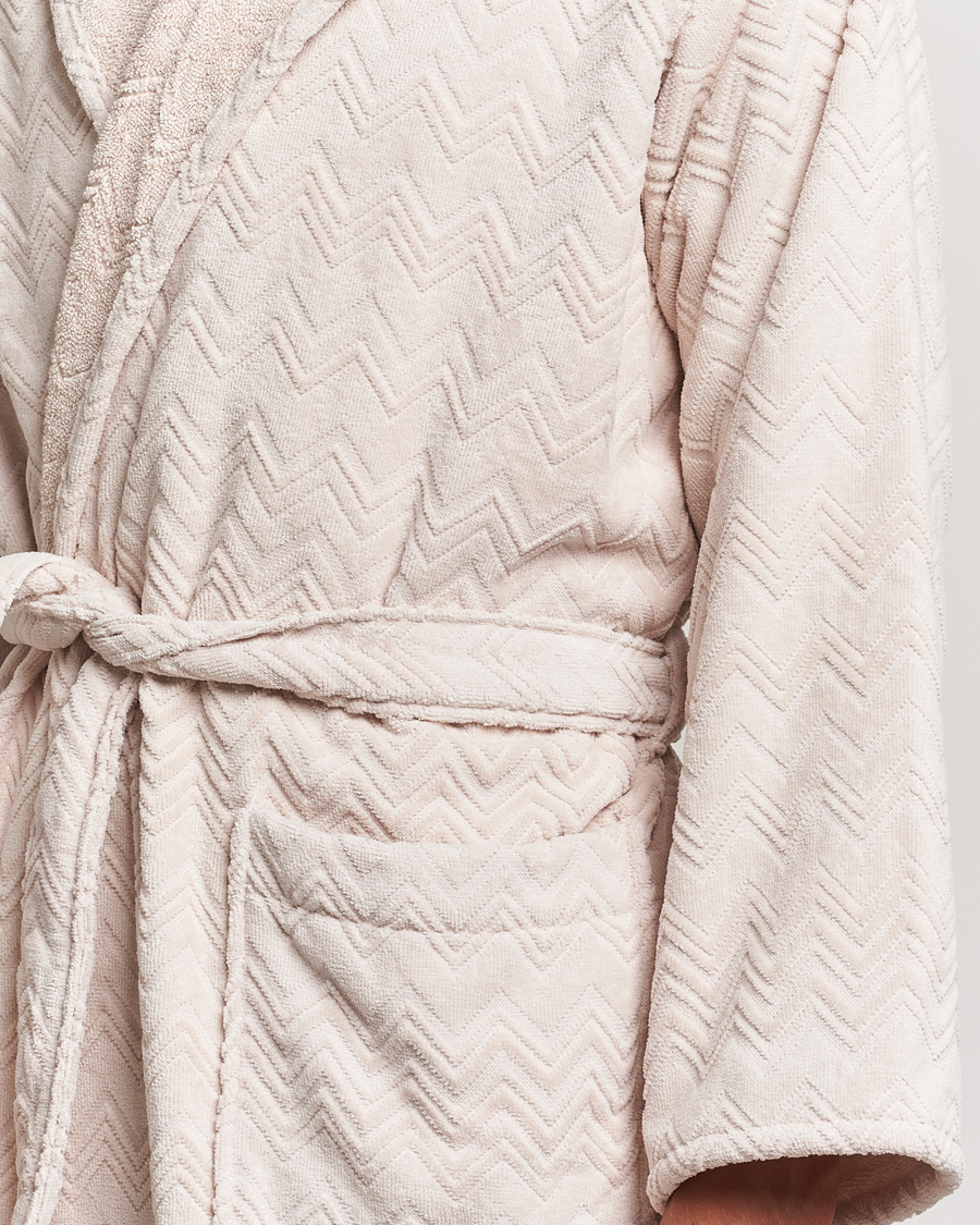 Herren | Schlafanzüge & Bademäntel | Missoni Home | Chalk Bath Robe Beige