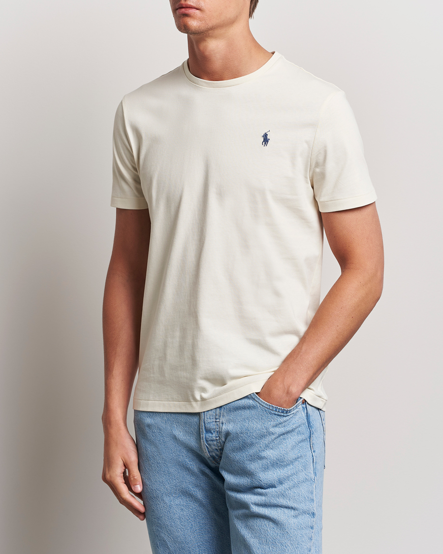Herren | T-Shirts | Polo Ralph Lauren | Crew Neck T-Shirt Herbal Milk