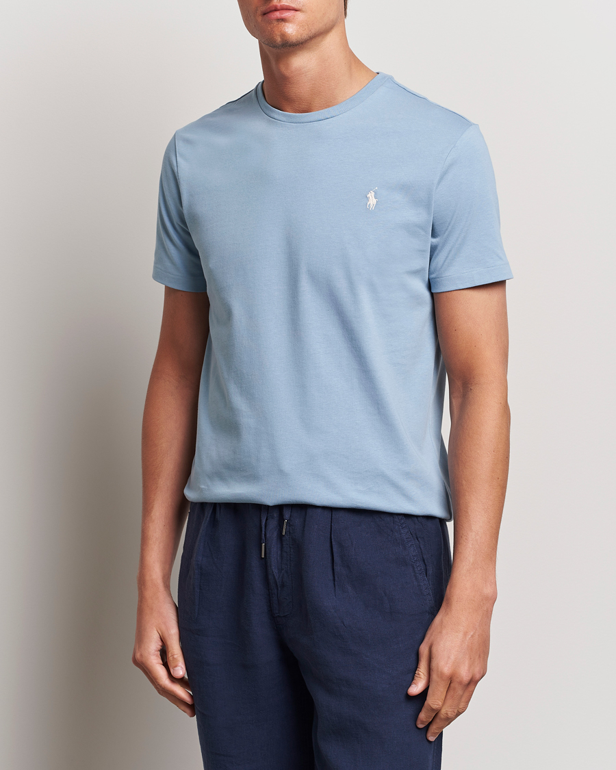 Herren | T-Shirts | Polo Ralph Lauren | Crew Neck T-Shirt Vessel Blue