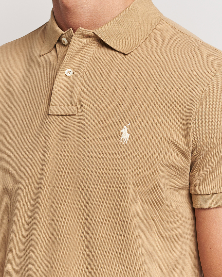Herren | Poloshirts | Polo Ralph Lauren | Custom Slim Fit Polo Café Tan
