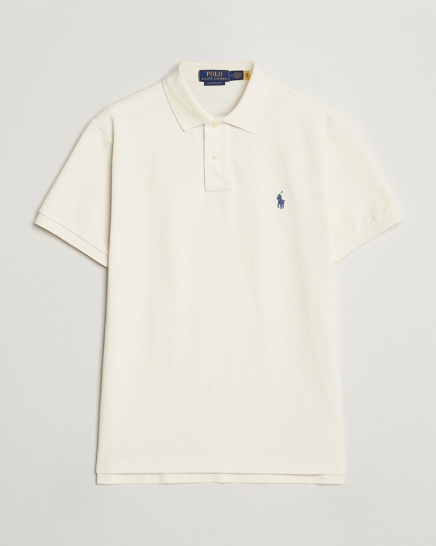 Herren | Poloshirts | Polo Ralph Lauren | Custom Slim Fit Polo Herbal Milk