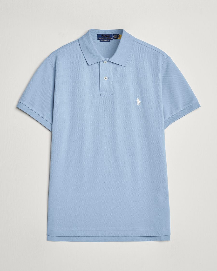 Herren | Poloshirts | Polo Ralph Lauren | Custom Slim Fit Polo Vessel Blue