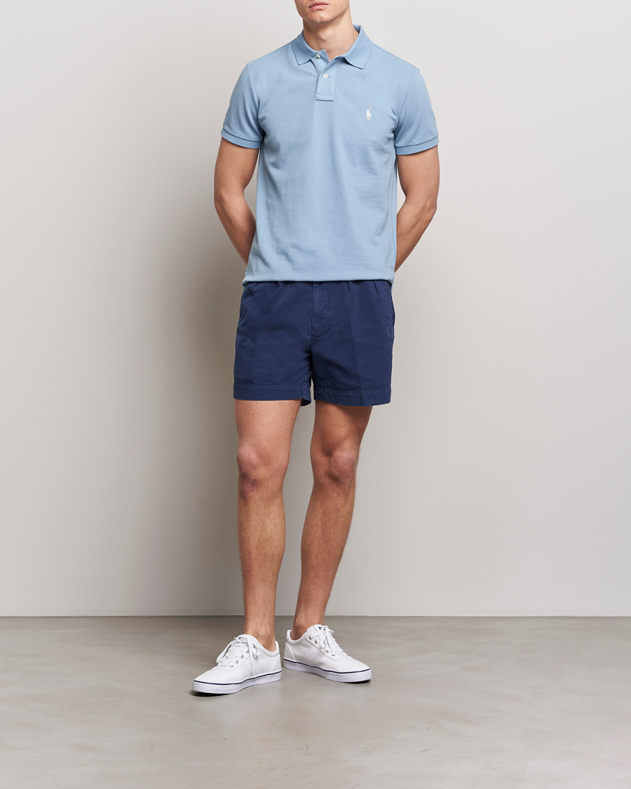 Herren | Poloshirts | Polo Ralph Lauren | Custom Slim Fit Polo Vessel Blue