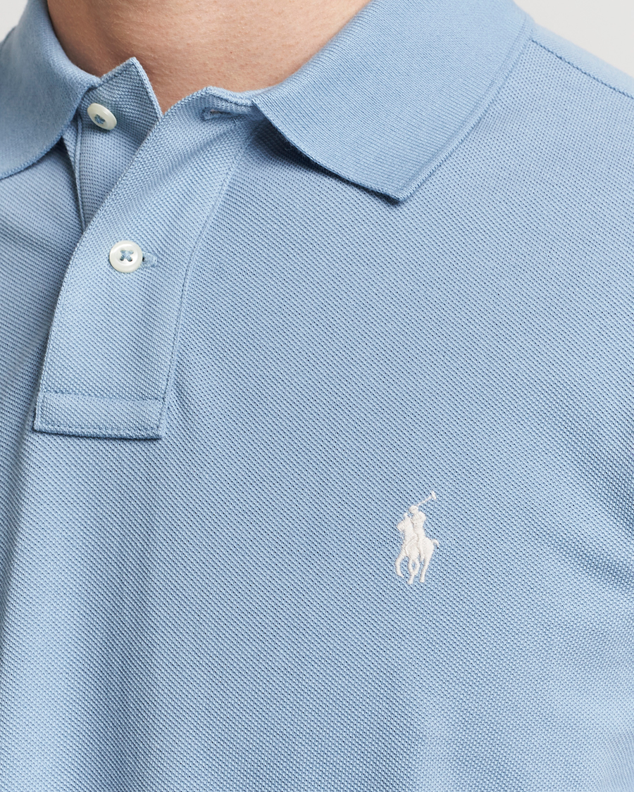 Herren | Poloshirts | Polo Ralph Lauren | Custom Slim Fit Polo Vessel Blue