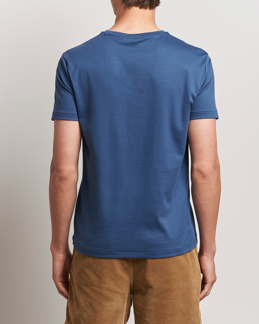 Herren | T-Shirts | Polo Ralph Lauren | Luxury Pima Cotton Crew Neck T-Shirt Clancy Blue