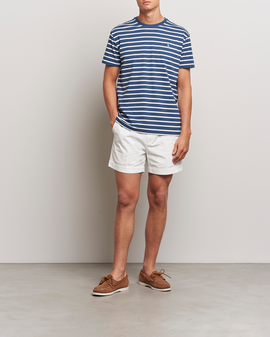 Herren | T-Shirts | Polo Ralph Lauren | Striped Crew Neck T-Shirt Clancy Blue/Nevis