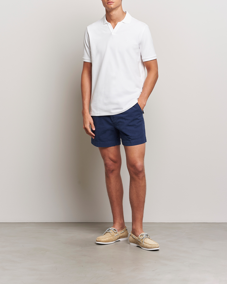 Herren | Poloshirts | Polo Ralph Lauren | Classic Fit Open Collar Polo White