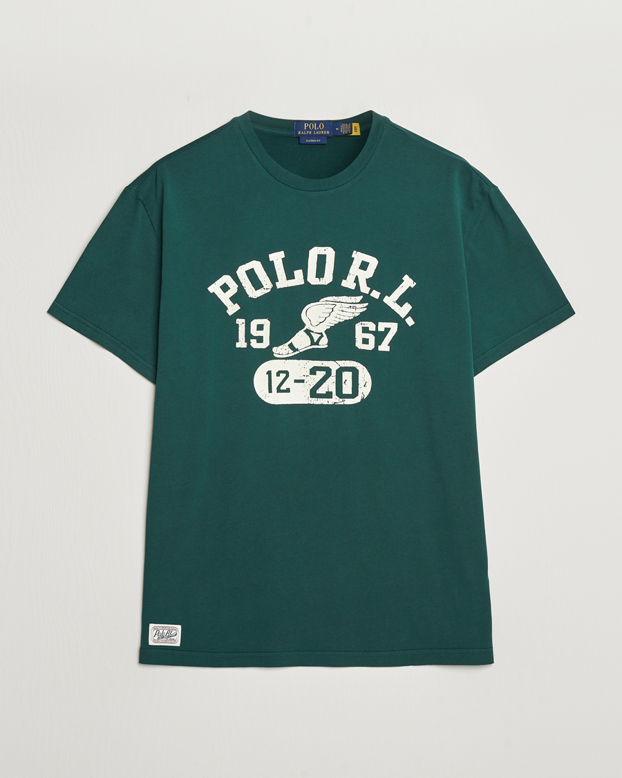 Herren | T-Shirts | Polo Ralph Lauren | Graphic Crew Neck T-Shirt Moss Agate