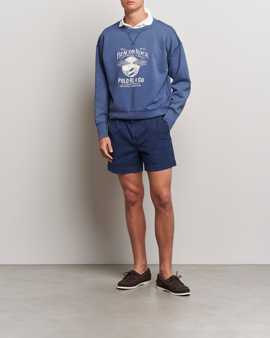 Herren | Pullover | Polo Ralph Lauren | Graphic Fleece Sweatshirt Blue Heaven
