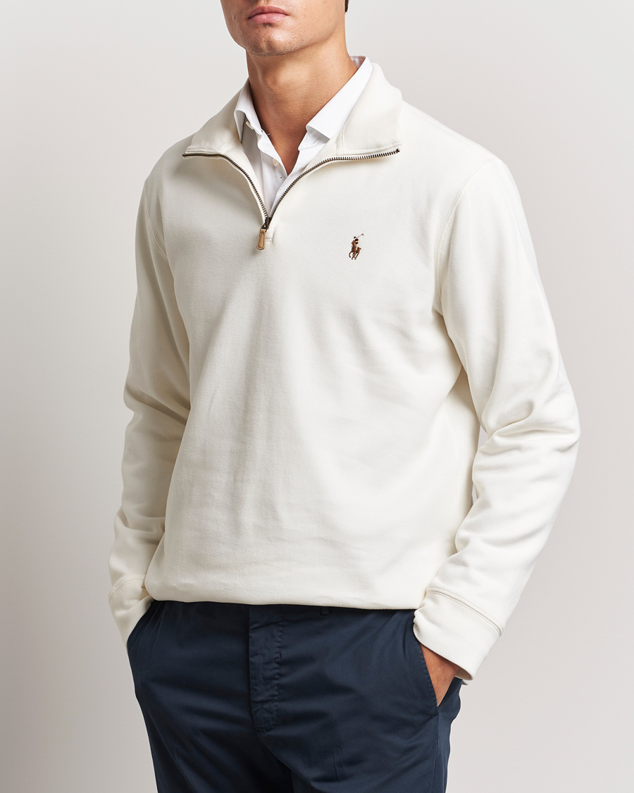 Herren | Pullover | Polo Ralph Lauren | Double Knit Jaquard Half Zip Sweater Nevis