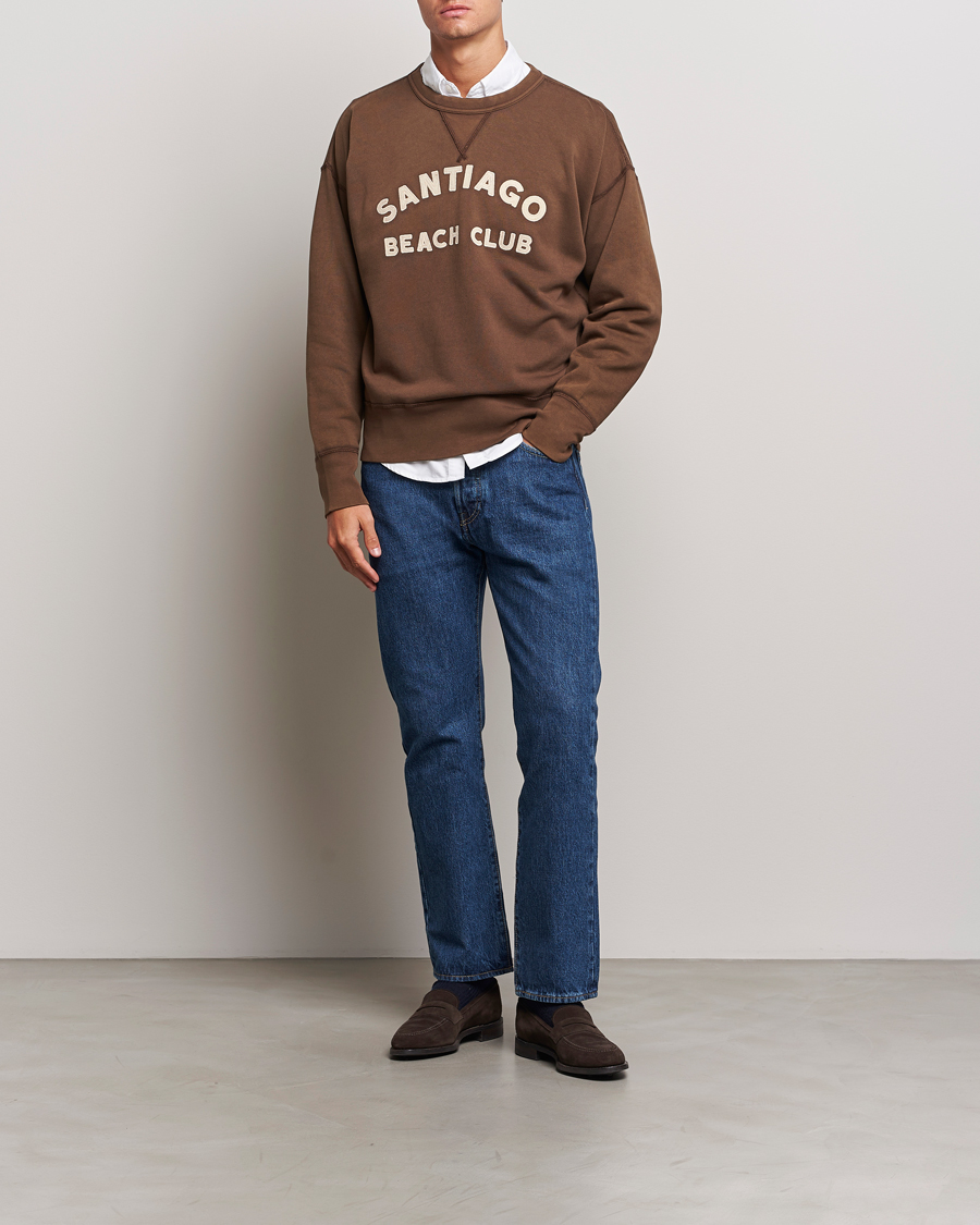 Herren | Pullover | Polo Ralph Lauren | Graphic Vintage Fleece Sweatshirt Court Brown