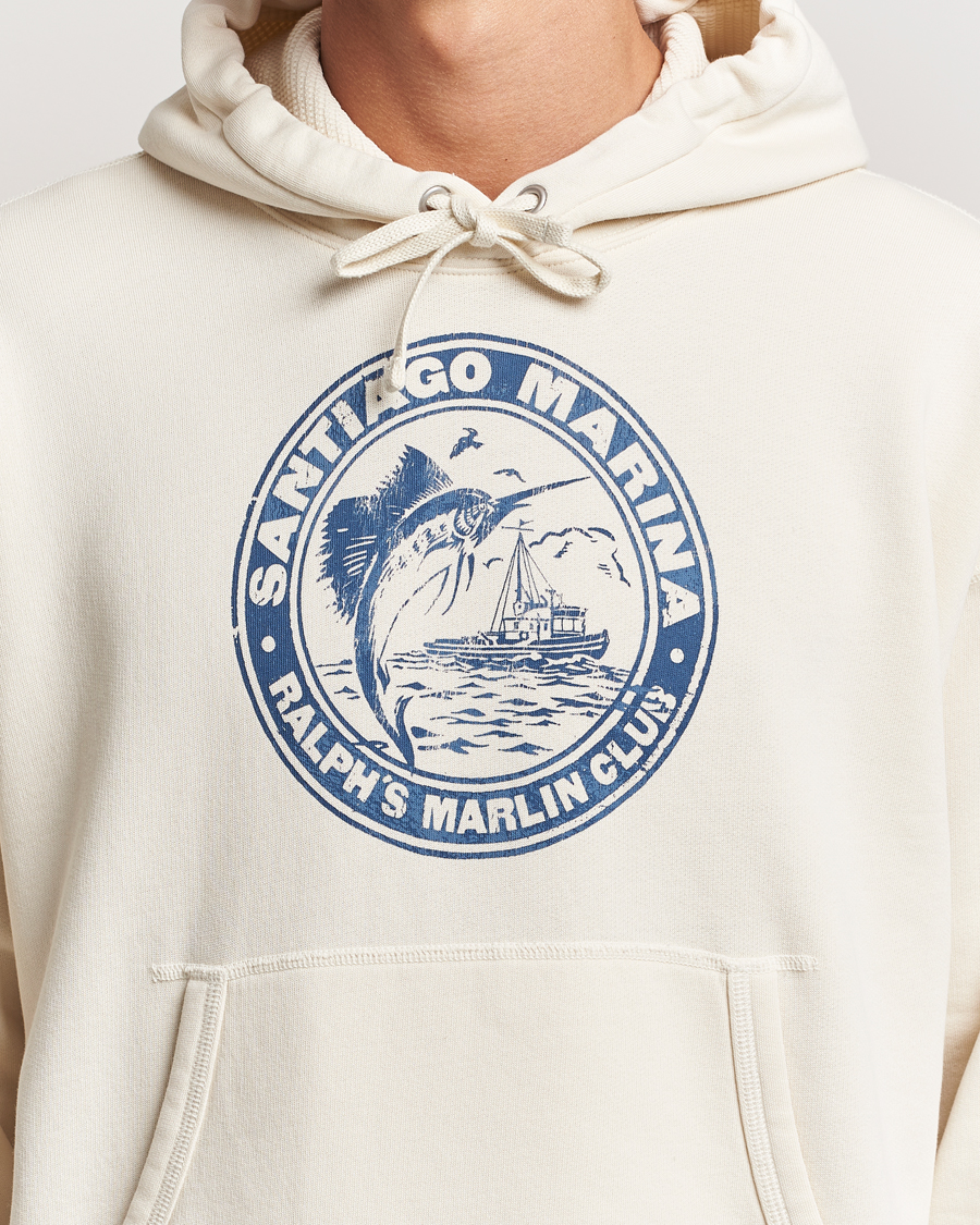 Herren | Pullover | Polo Ralph Lauren | Graphic Vintage Fleece Hoodie Herbal Milk