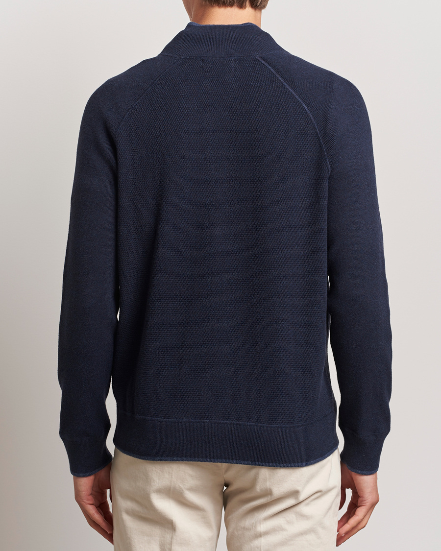 Herren | Pullover | Polo Ralph Lauren | Textured Full Zip Navy Heather