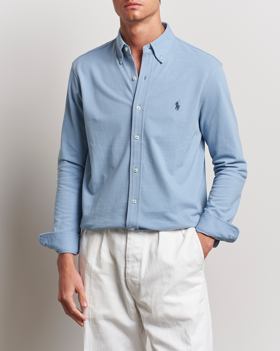 Herren | Hemden | Polo Ralph Lauren | Featherweight Mesh Shirt Vessel Blue