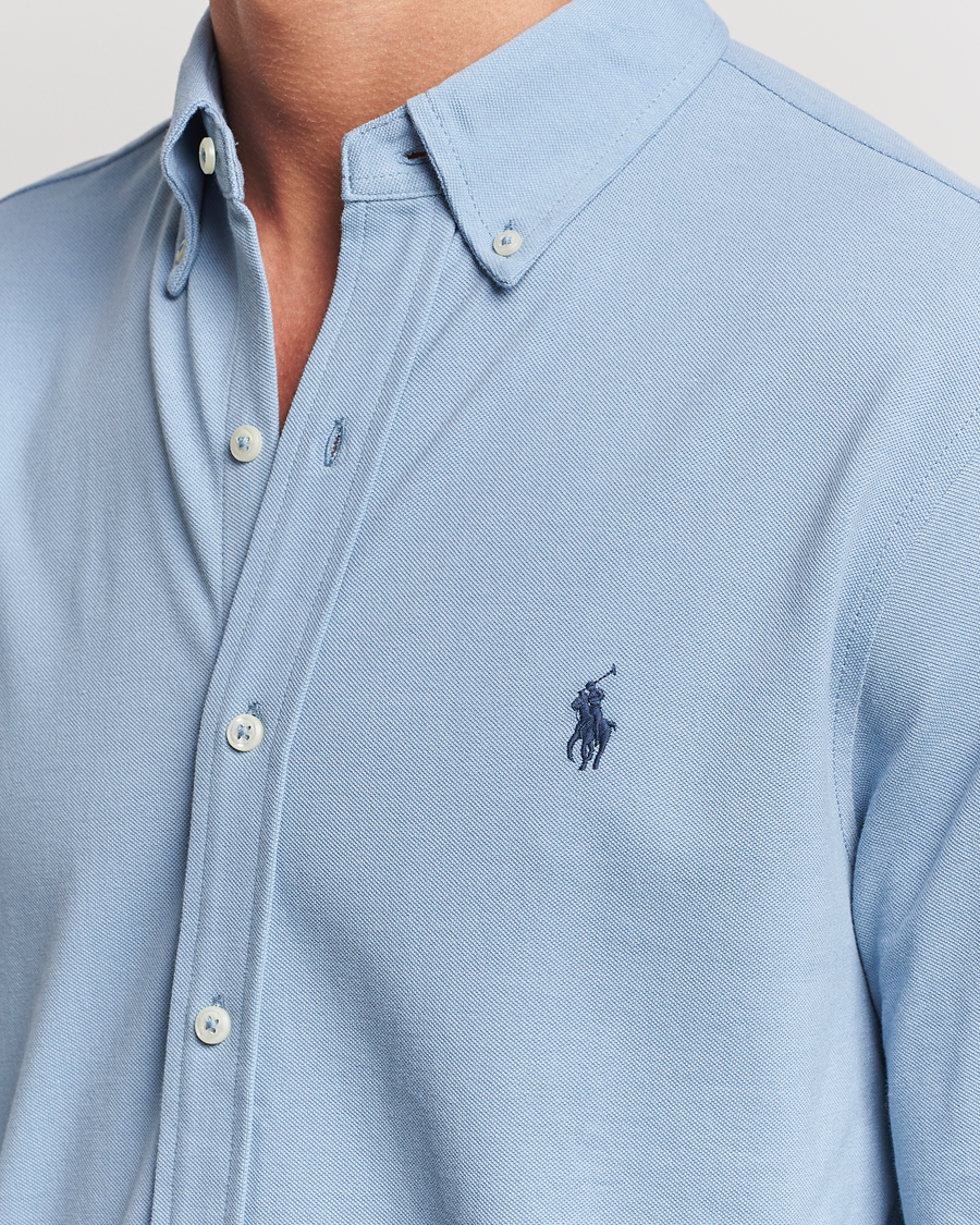 Herren | Hemden | Polo Ralph Lauren | Featherweight Mesh Shirt Vessel Blue