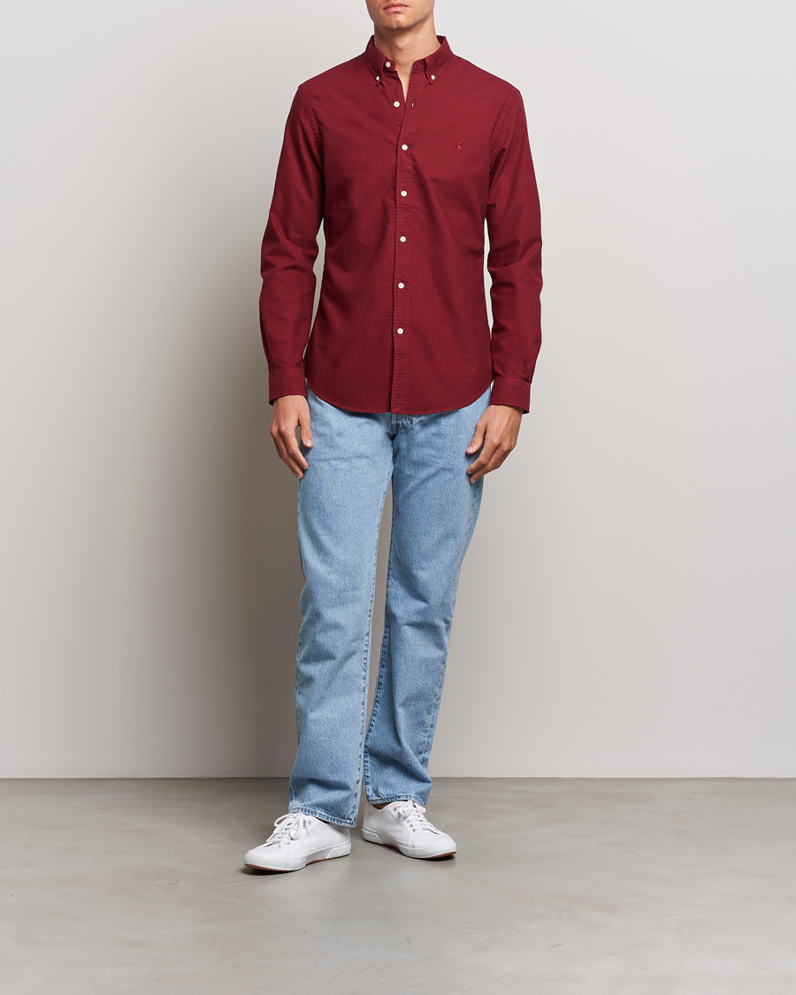 Herren | Hemden | Polo Ralph Lauren | Slim Fit Garment Dyed Oxford Red Carpet
