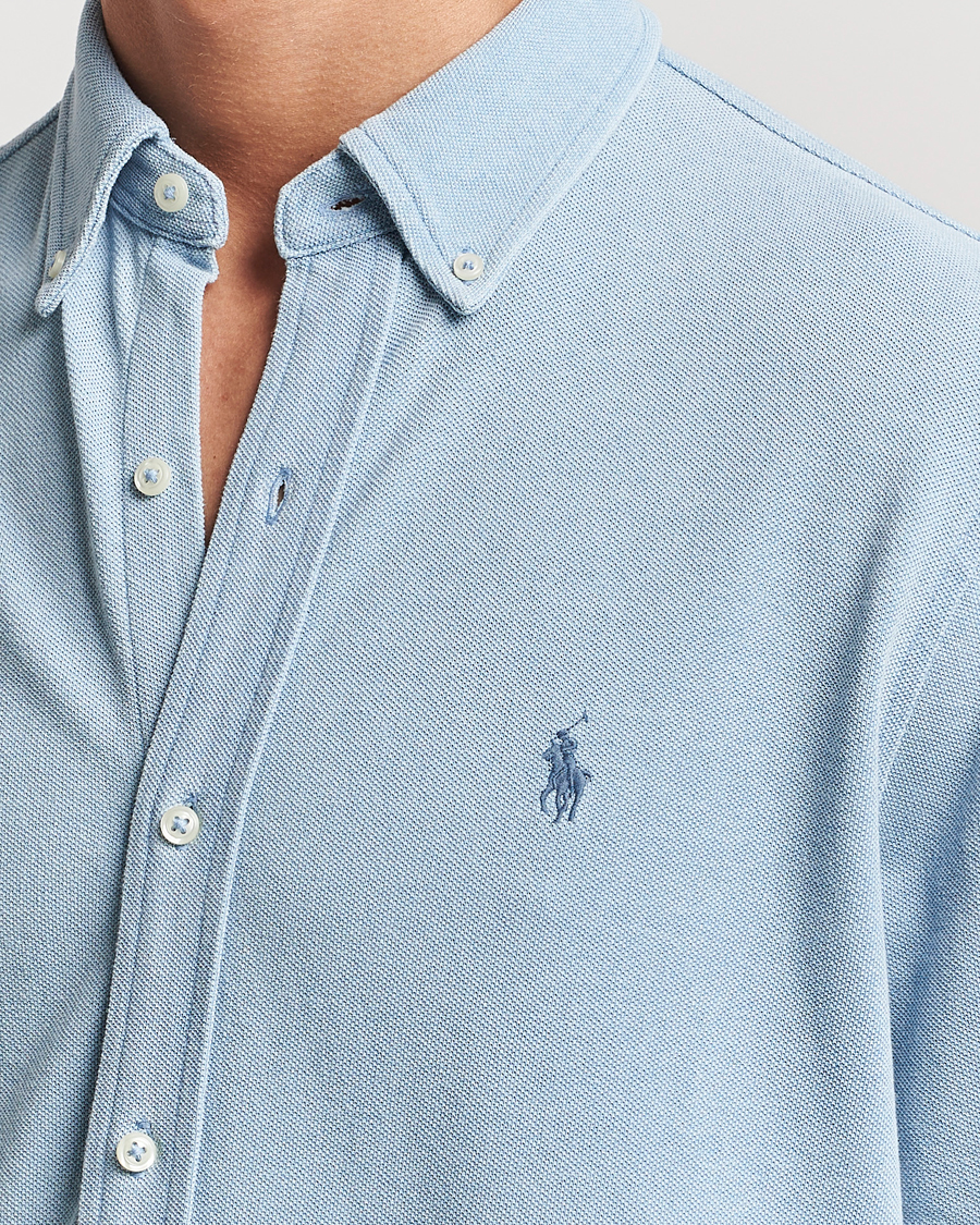 Herren | Hemden | Polo Ralph Lauren | Featherweight Mesh Shirt Light Indigo