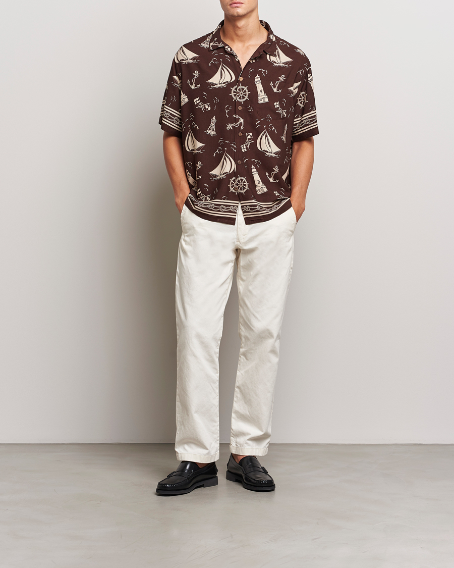 Herren | Hemden | Polo Ralph Lauren | Printed Rayon Short Sleeve Shirt Captins Convo