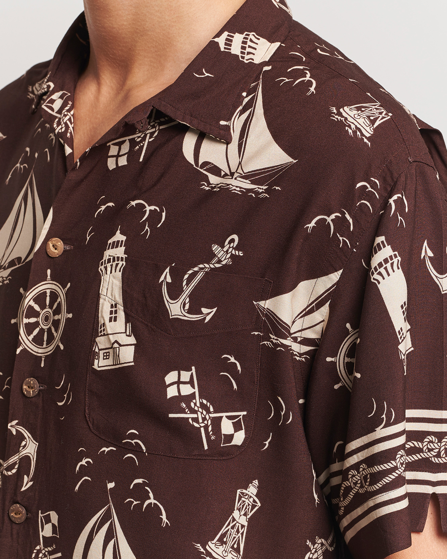 Herren | Hemden | Polo Ralph Lauren | Printed Rayon Short Sleeve Shirt Captins Convo