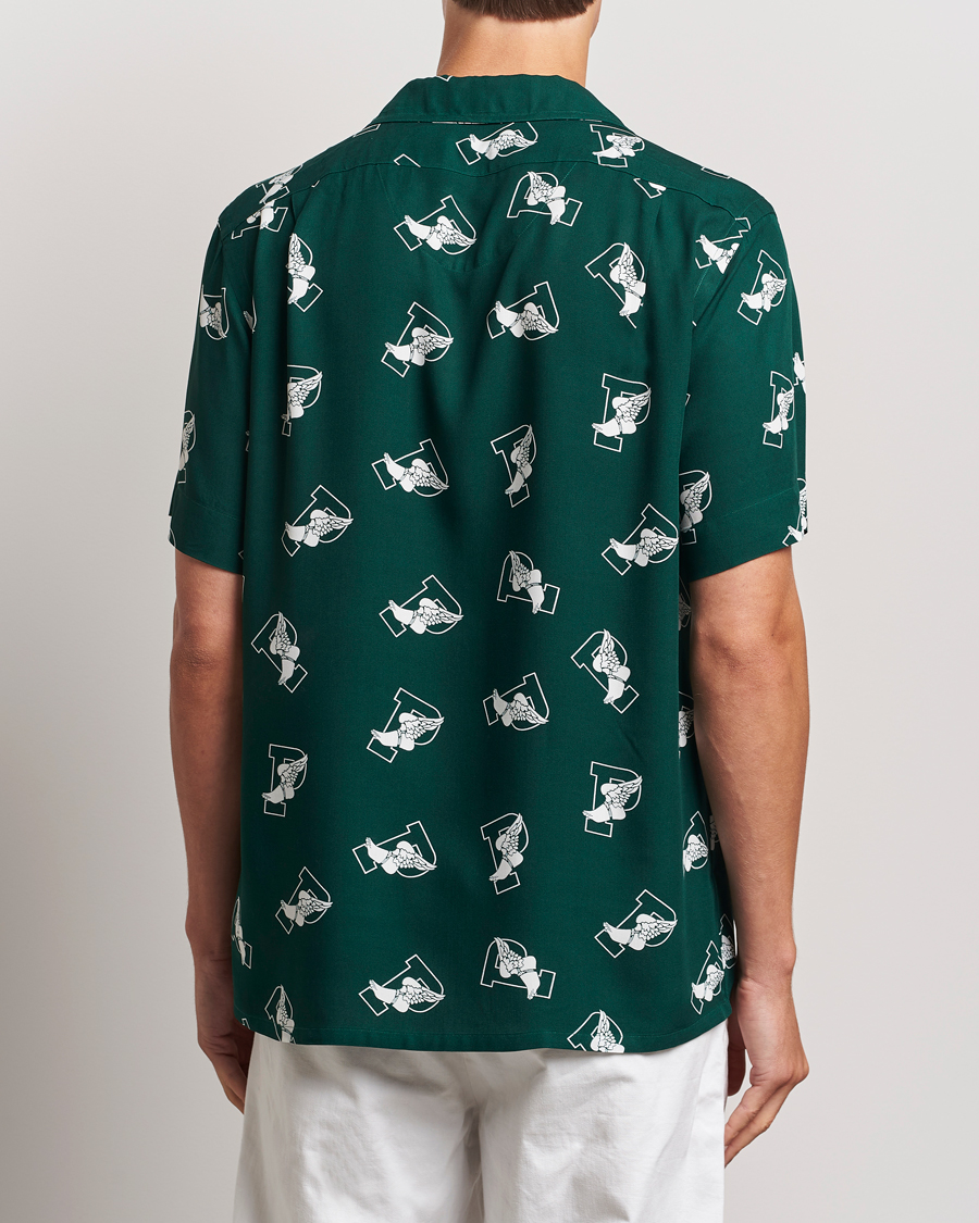 Herren | Hemden | Polo Ralph Lauren | Printed P Wing Short Sleeve Shirt Toss Green