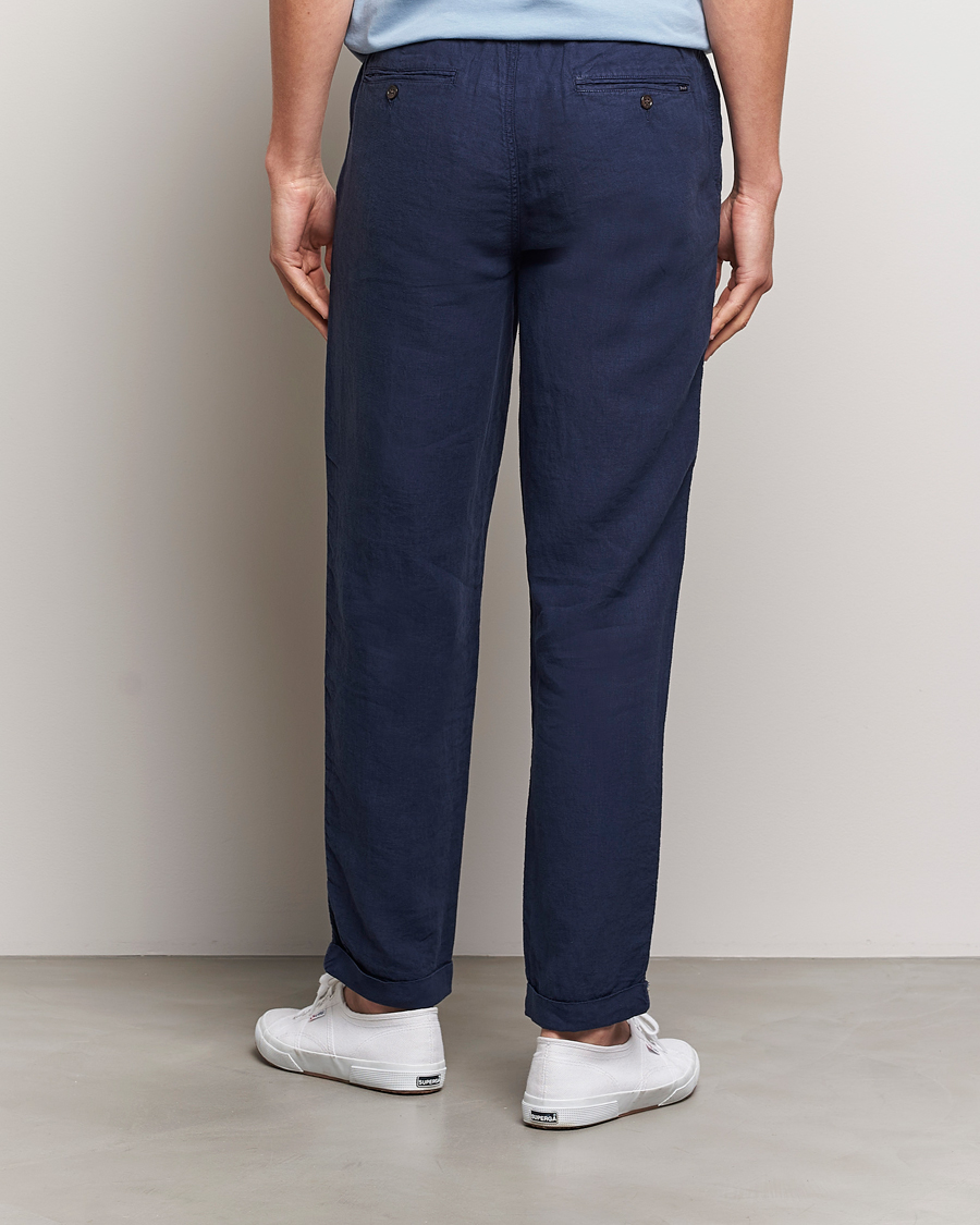 Herren | Hosen | Polo Ralph Lauren | Prepster Linen Trousers Newport Navy