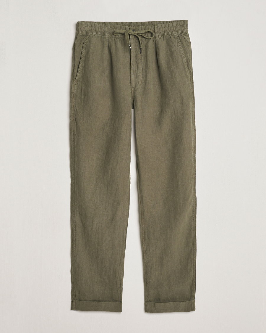 Herren | Hosen | Polo Ralph Lauren | Prepster Linen Trousers Thermal Green