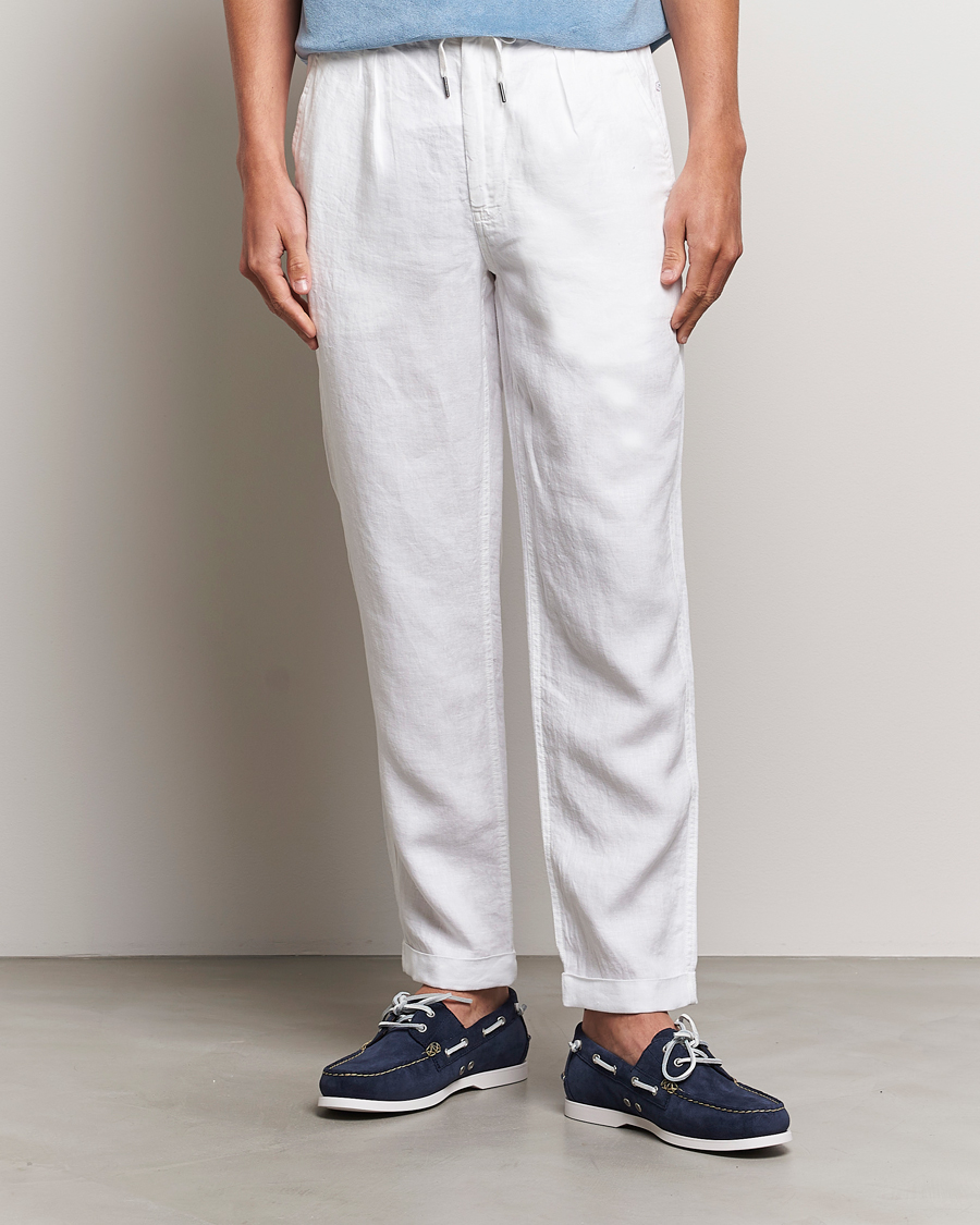 Herren | Hosen | Polo Ralph Lauren | Prepster Linen Trousers Ceramic White