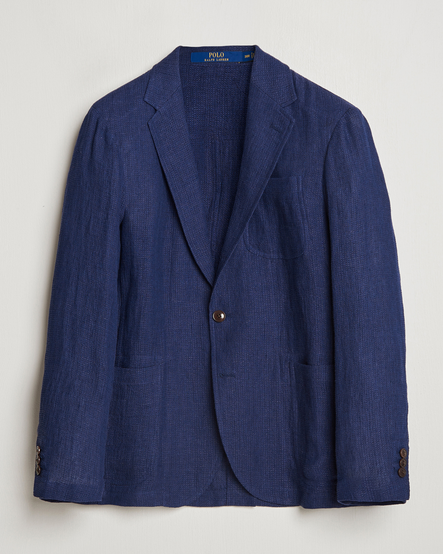 Herren | Sakkos | Polo Ralph Lauren | Waffle Textured Sportcoat Navy