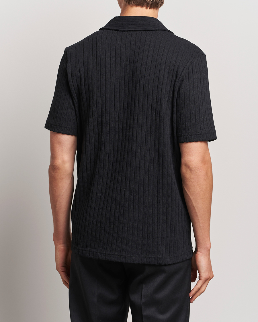 Herren | Hemden | Samsøe Samsøe | Sakvistbro Structured Short Sleeve Shirt Black