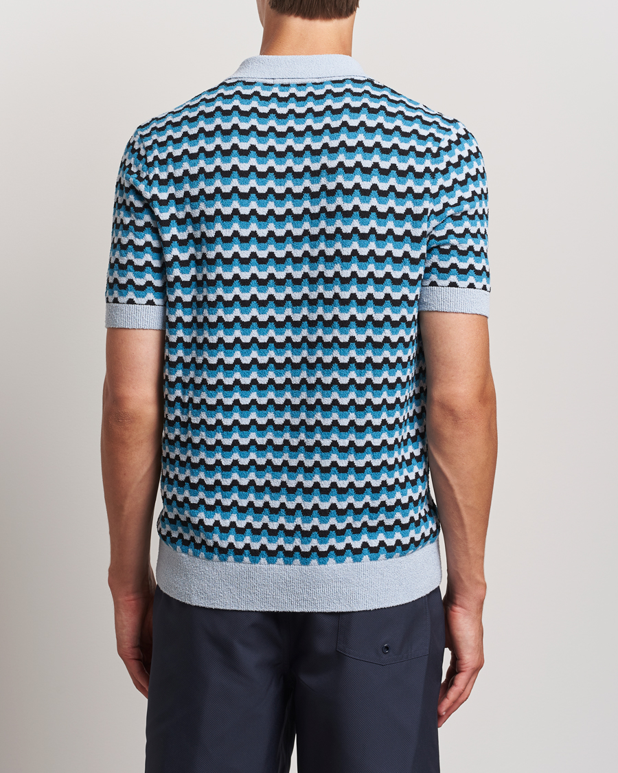 Herren | Poloshirts | Fred Perry | Bouclé Jacquard Knitted Polo Light Smoke