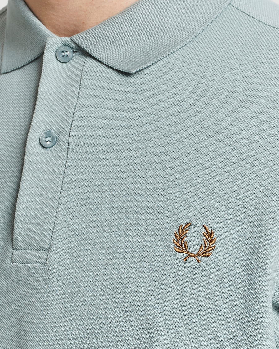 Herren | Poloshirts | Fred Perry | Plain Polo Shirt Silver Blue