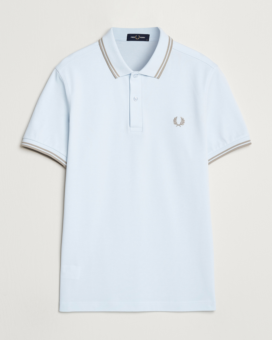 Herren | Poloshirts | Fred Perry | Twin Tipped Polo Shirt Light Ice