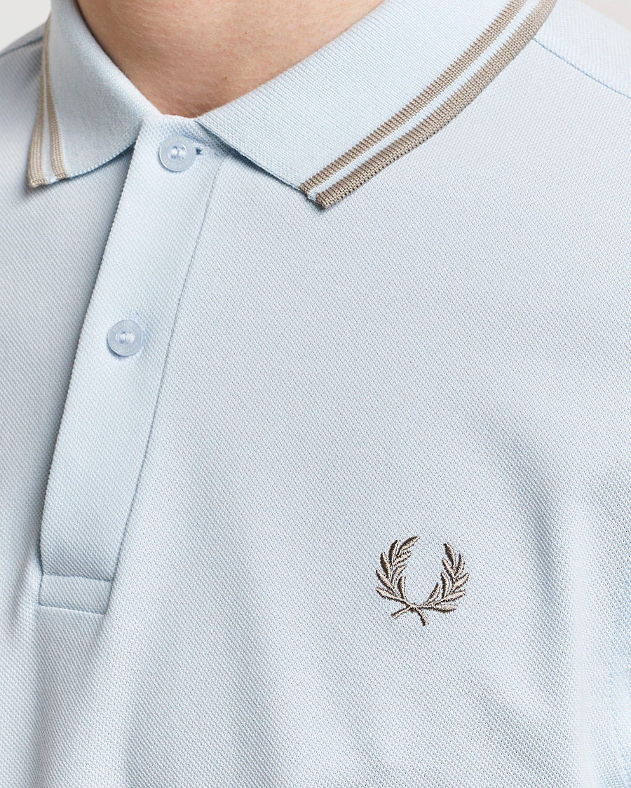 Herren | Poloshirts | Fred Perry | Twin Tipped Polo Shirt Light Ice