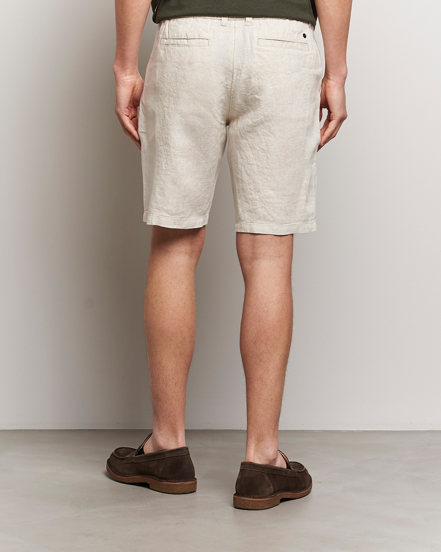 Herren | Shorts | NN07 | Seb Linen Drawstring Shorts Oat