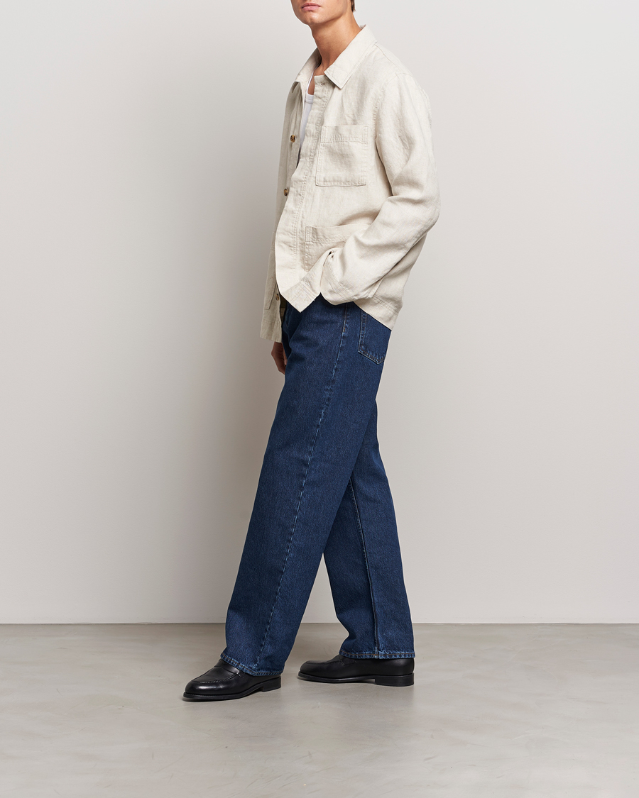 Herren | Hemden | NN07 | Olav Linen Overshirt Oat