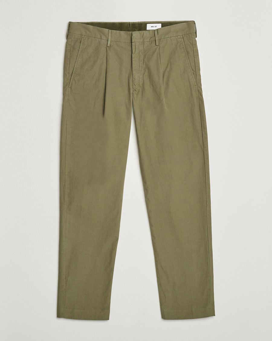 Herren | Hosen | NN07 | Bill Cotton Trousers Capers Green