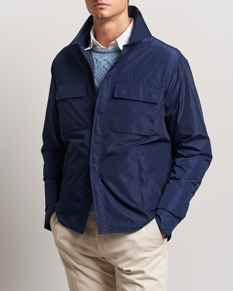 Herren | Jacken | Polo Ralph Lauren | Water-Repellent Shirt Jacket Newport Navy