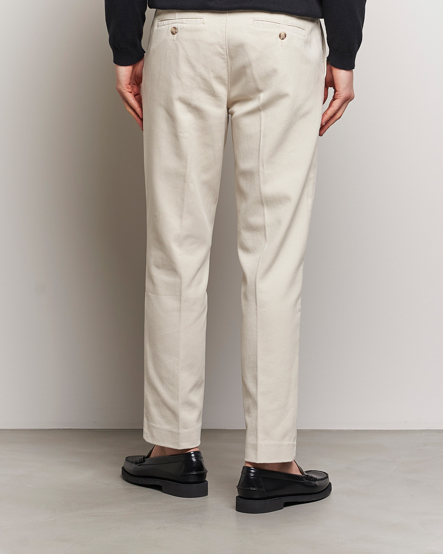 Herren | Hosen | A Day's March | Miller Cotton Lyocell Trousers Oyster