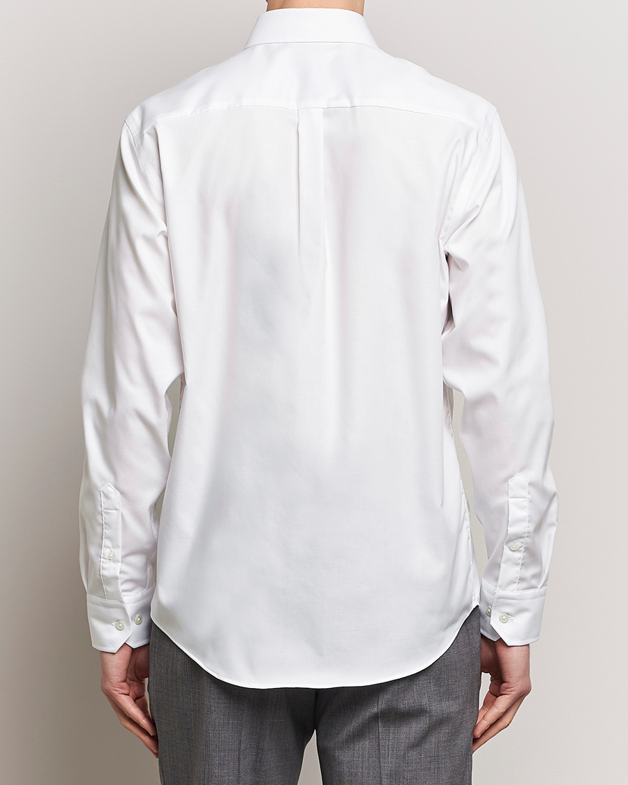 Herren | Hemden | Oscar Jacobson | Reg Fit Cut Away Non Iron Twill Optical White