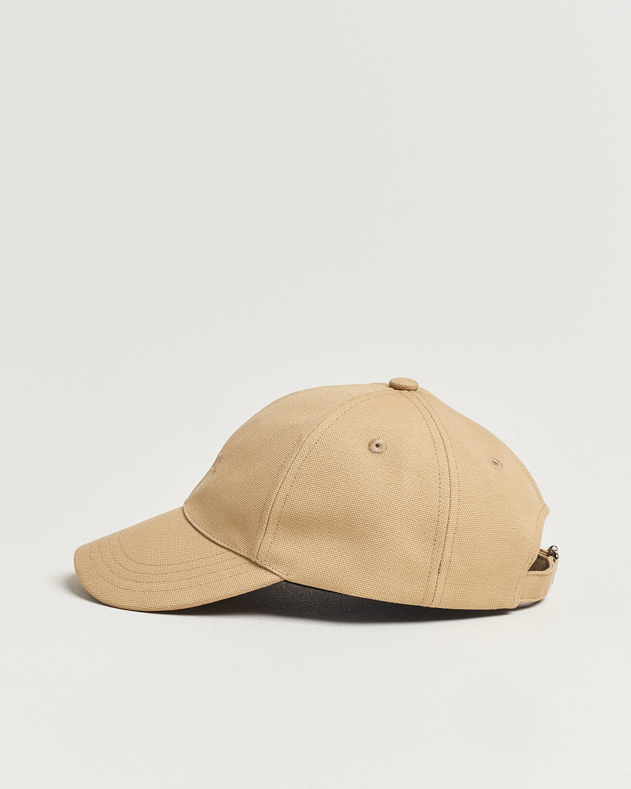 Herren | A.P.C. Charlie Baseball Cap Dark Beige | A.P.C. | Charlie Baseball Cap Dark Beige